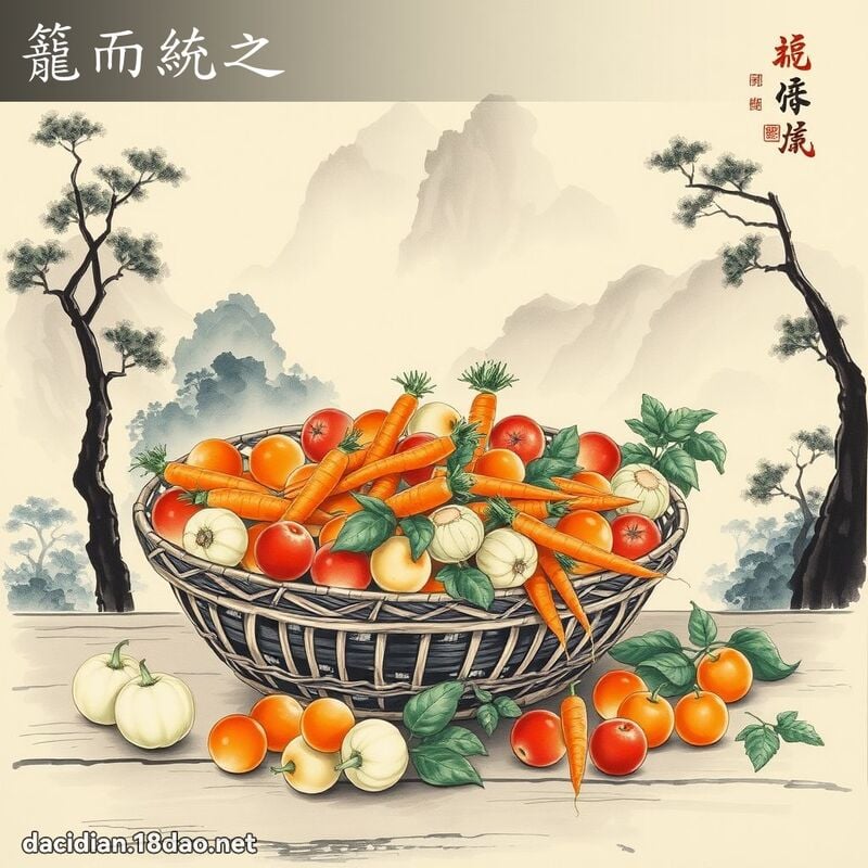 笼而统之 配图