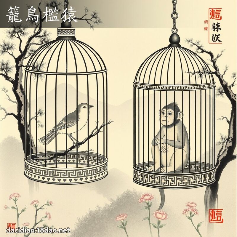 笼鸟槛猿 配图