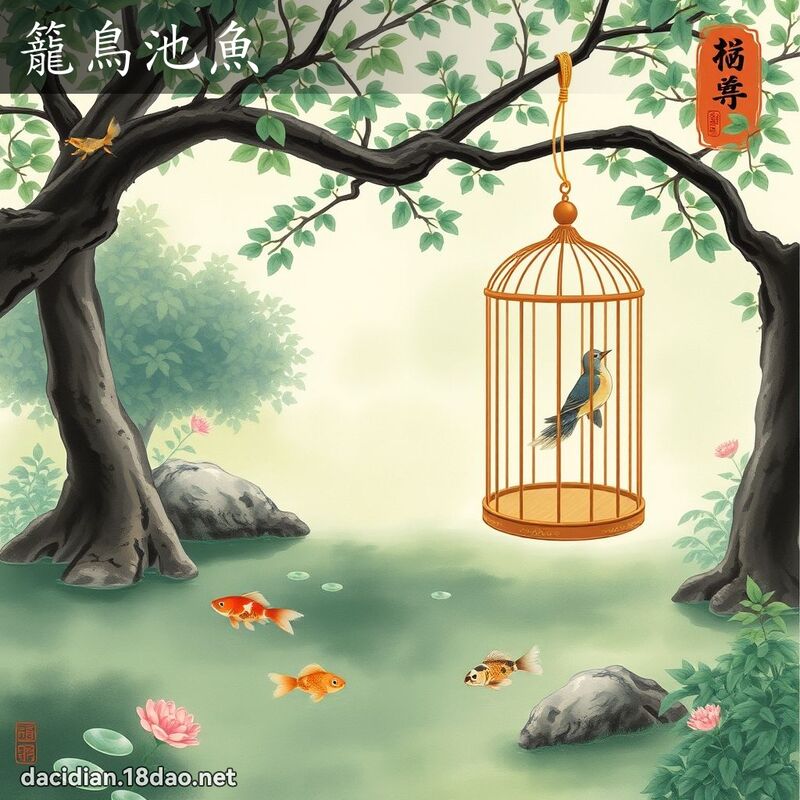 笼鸟池鱼 配图
