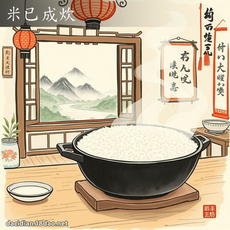 米已成炊 配图