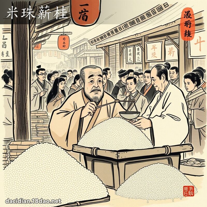 米珠薪桂 配图