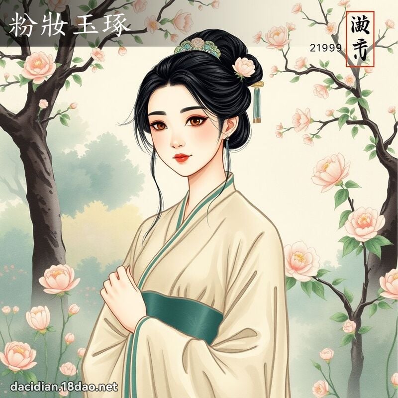 粉妆玉琢 配图