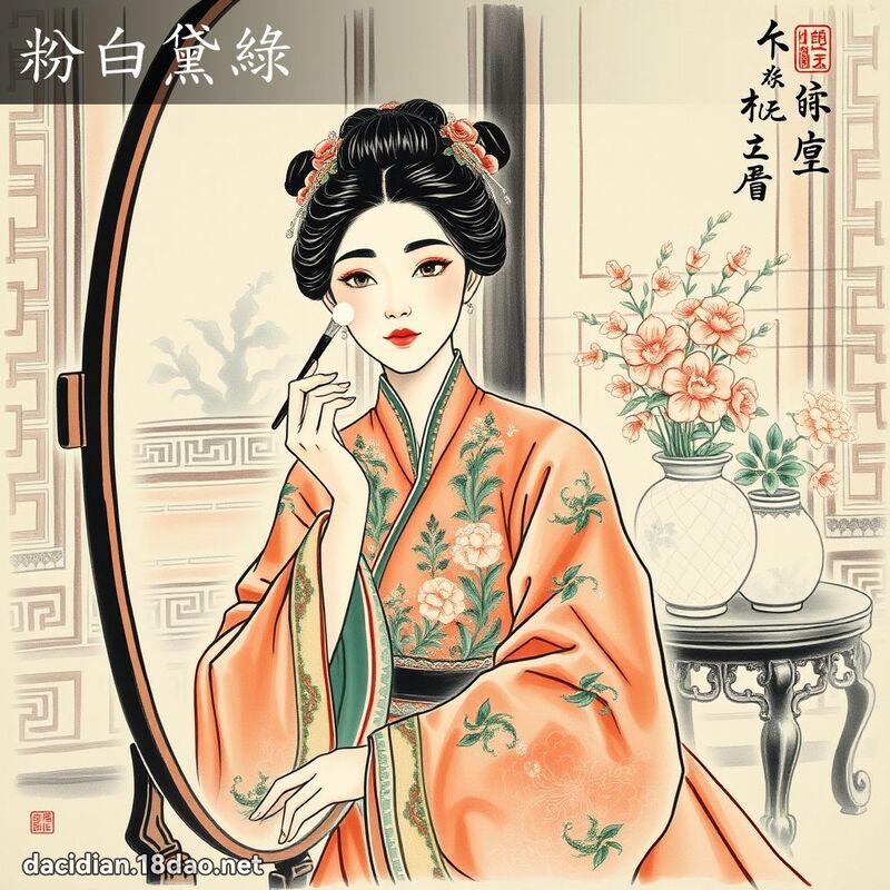 粉白黛绿 配图