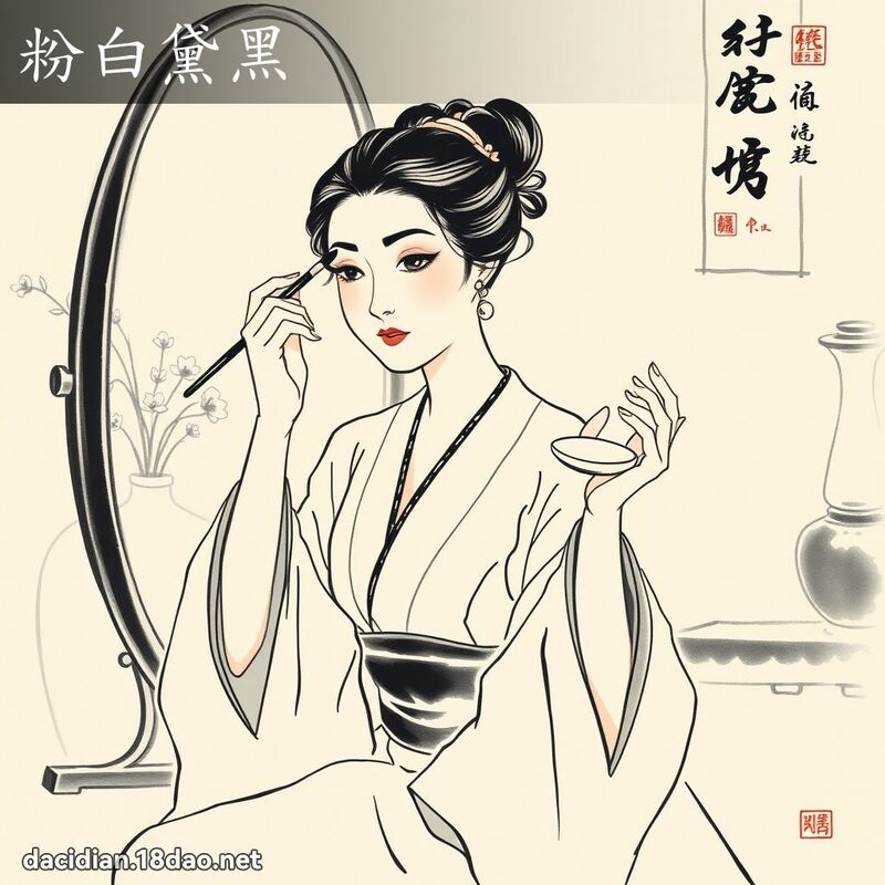 粉白黛黑 配图