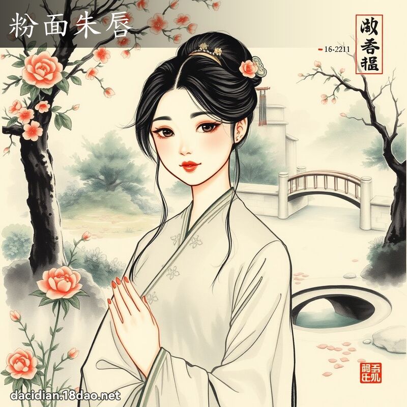 粉面朱唇 配图