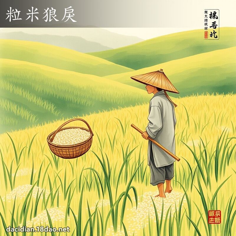 粒米狼戾 配图