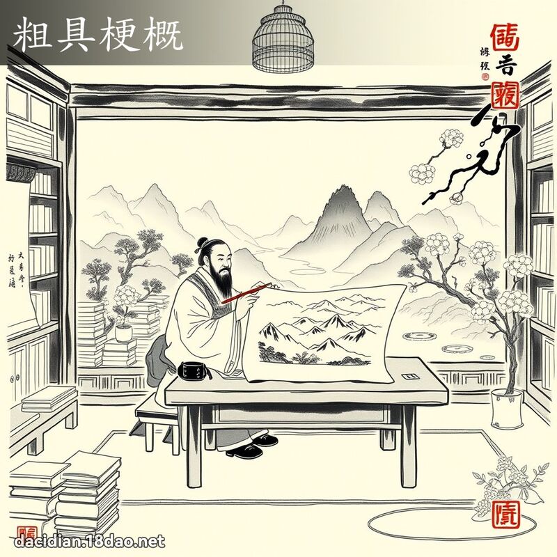 粗具梗概 配图