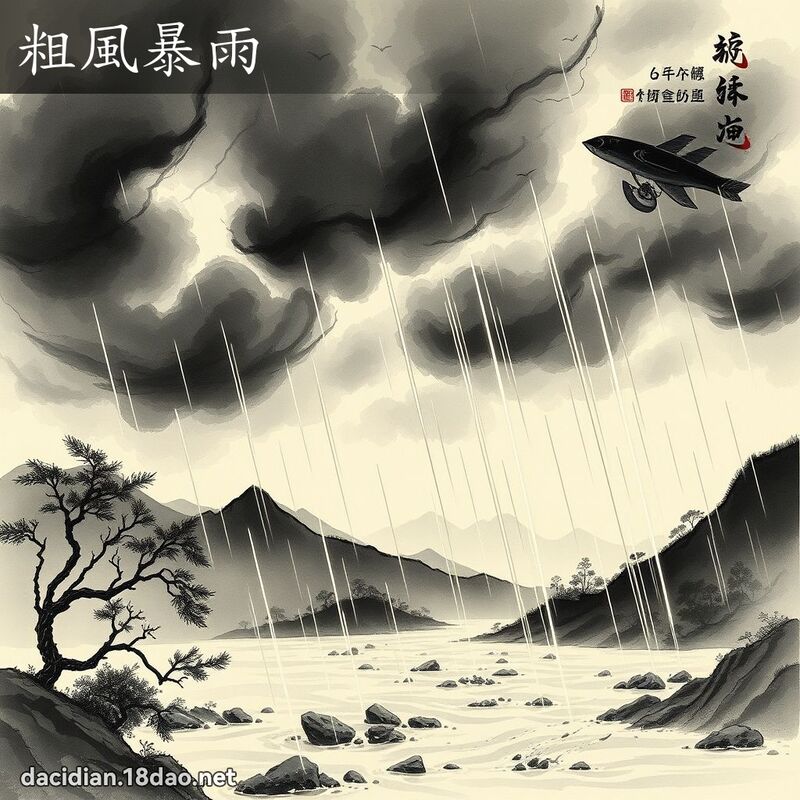 粗风暴雨 配图