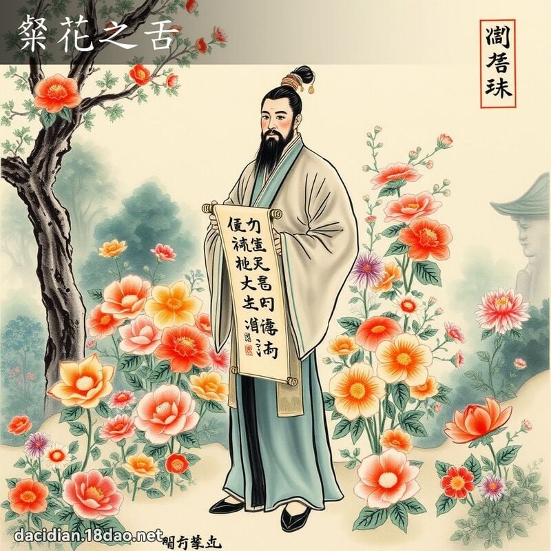 粲花之舌 配图