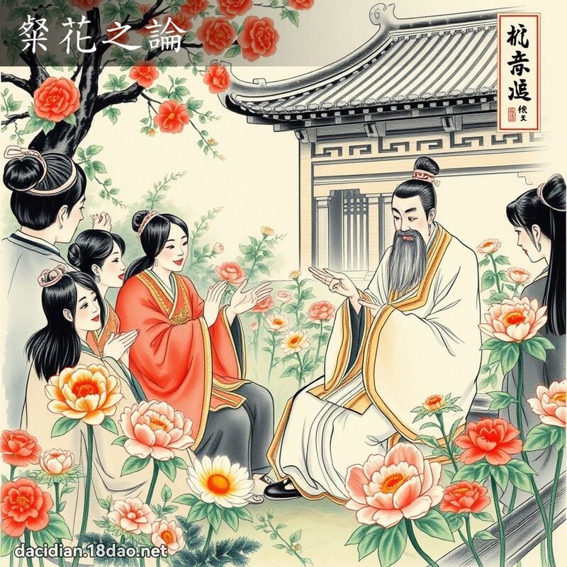粲花之论 配图