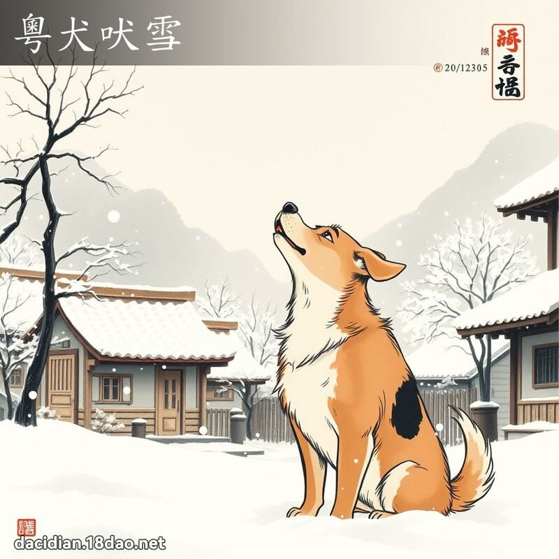 粤犬吠雪 配图