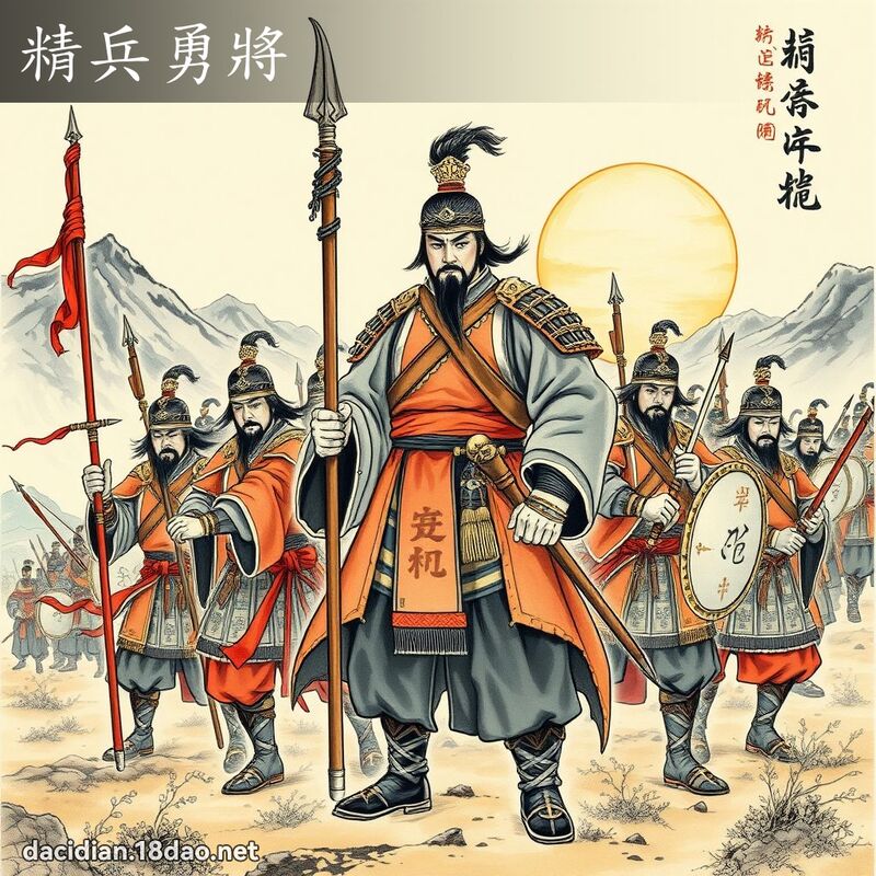 精兵勇將 配图