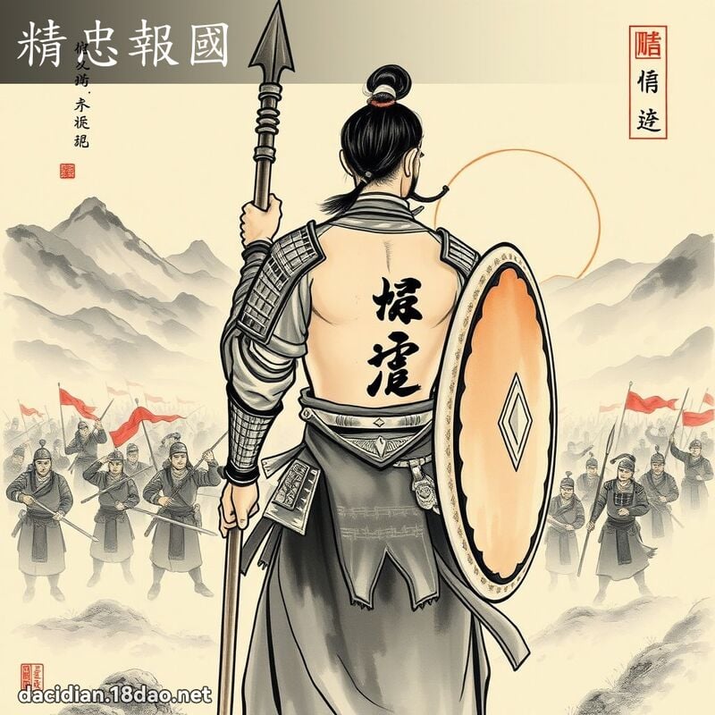 精忠报国 配图