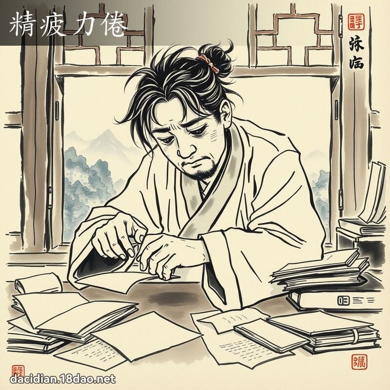 精疲力倦 配图