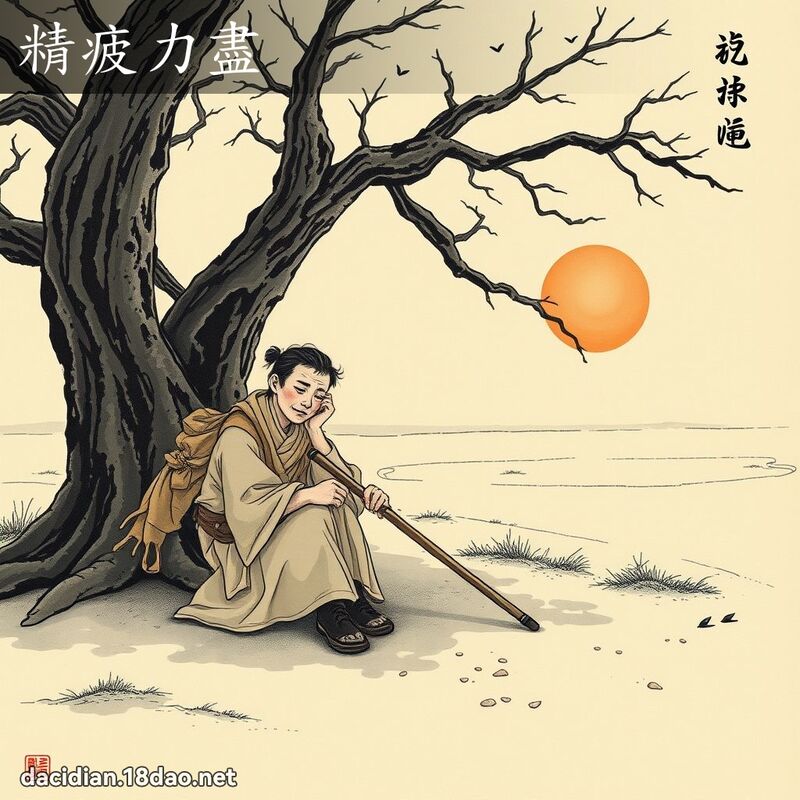 精疲力尽 配图