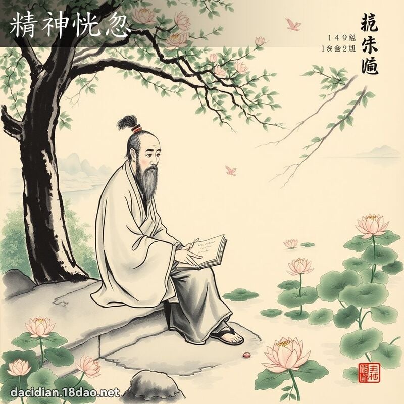 精神恍忽 配图