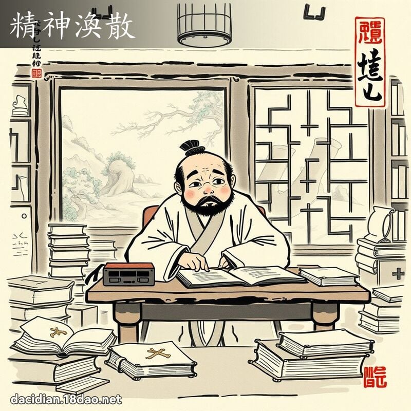 精神涣散 配图