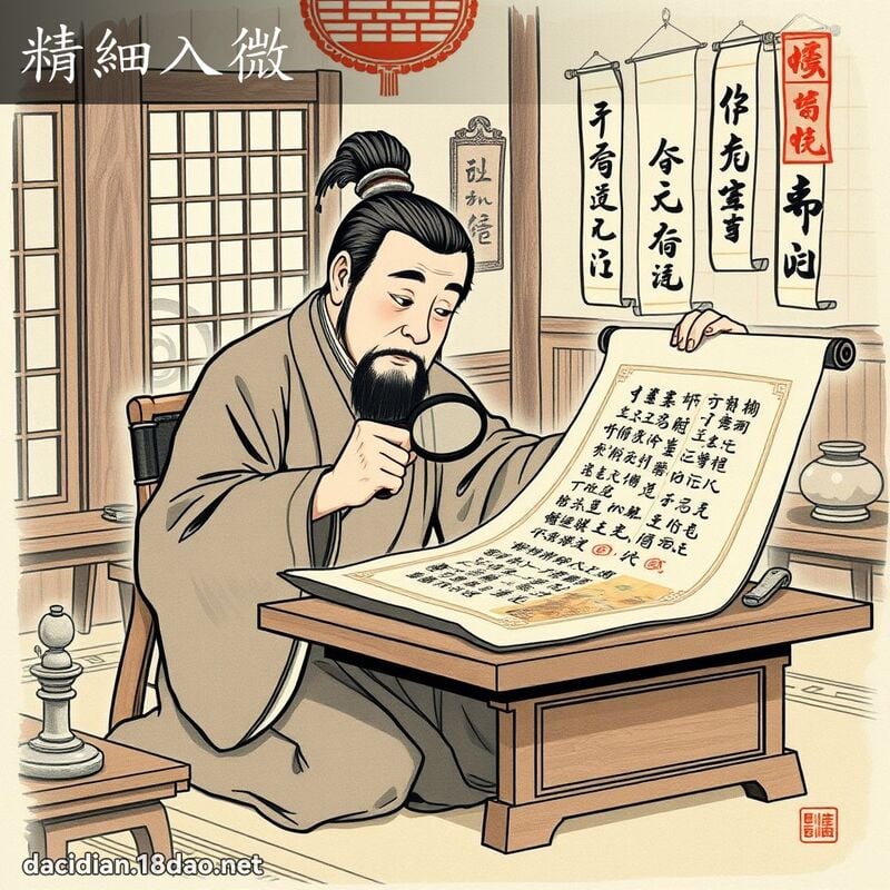精细入微 配图