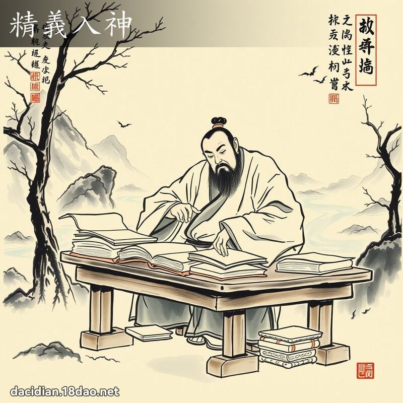 精义入神 配图
