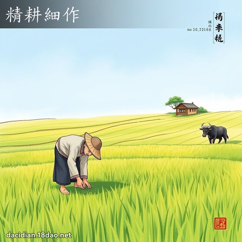 精耕细作 配图