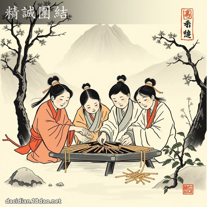 精诚团结 配图