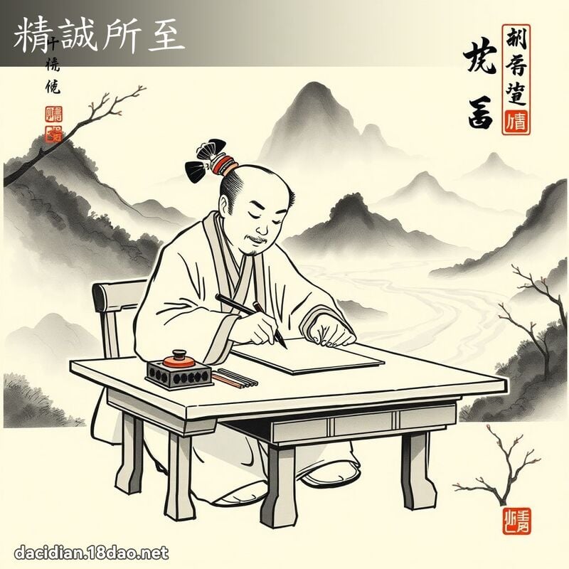 精诚所至 配图