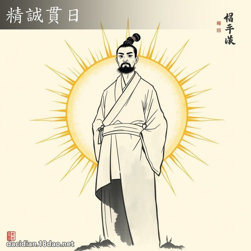 精诚贯日 配图