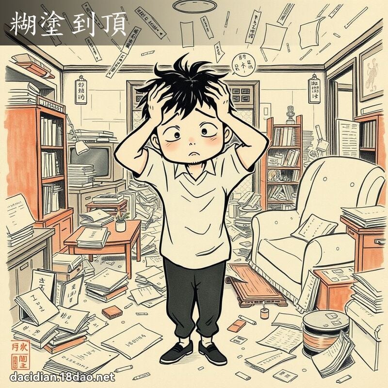 糊涂到顶 配图
