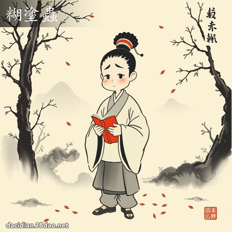 糊涂虫 配图