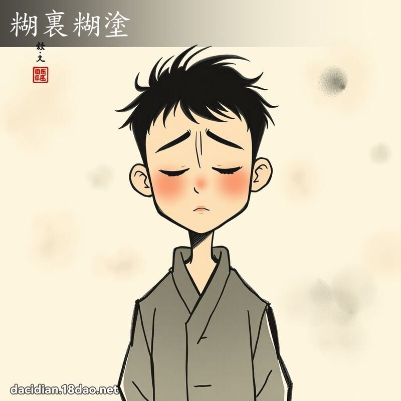 糊裏糊涂 配图
