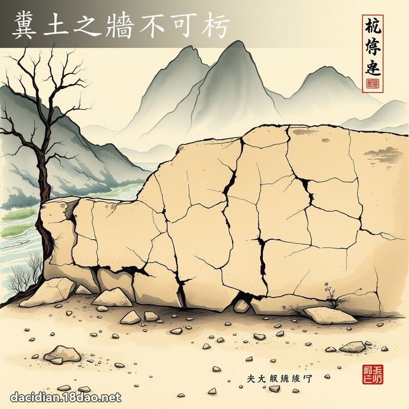 粪土之墙不可杇 配图