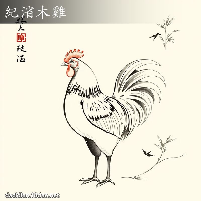 纪渻木鸡 配图