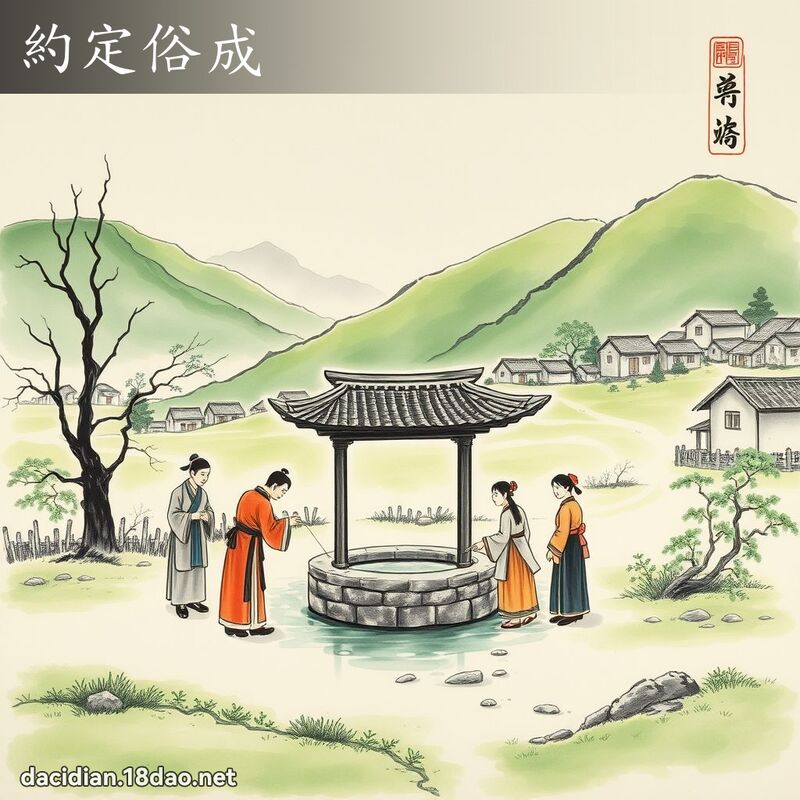 约定俗成 配图