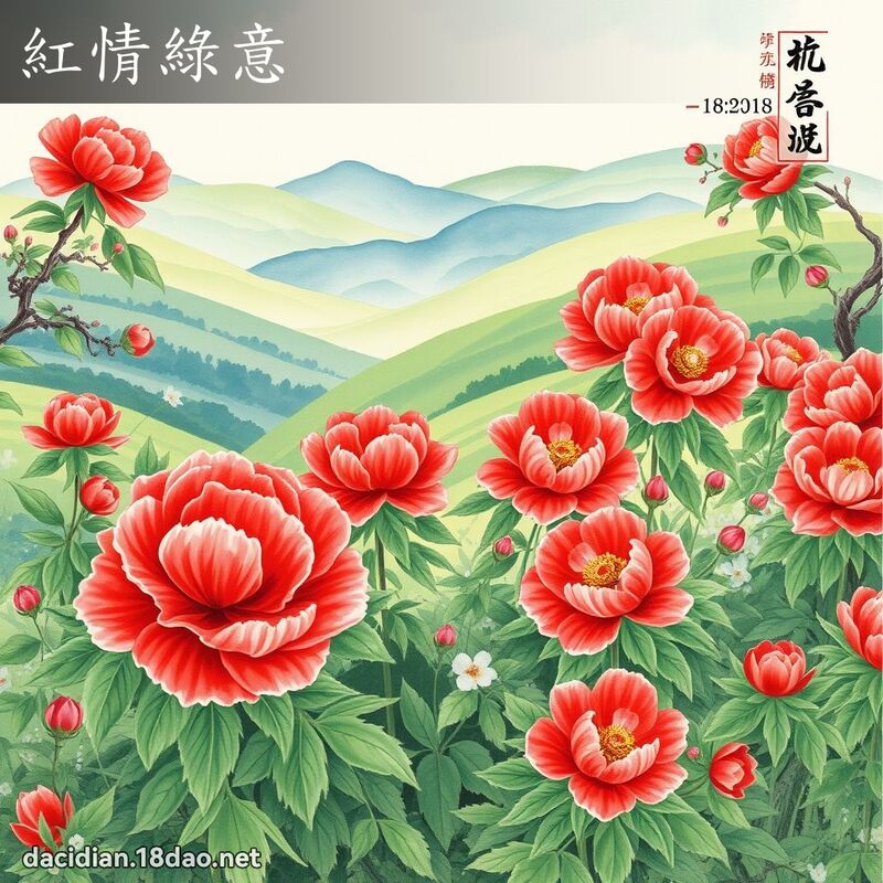 红情绿意 配图