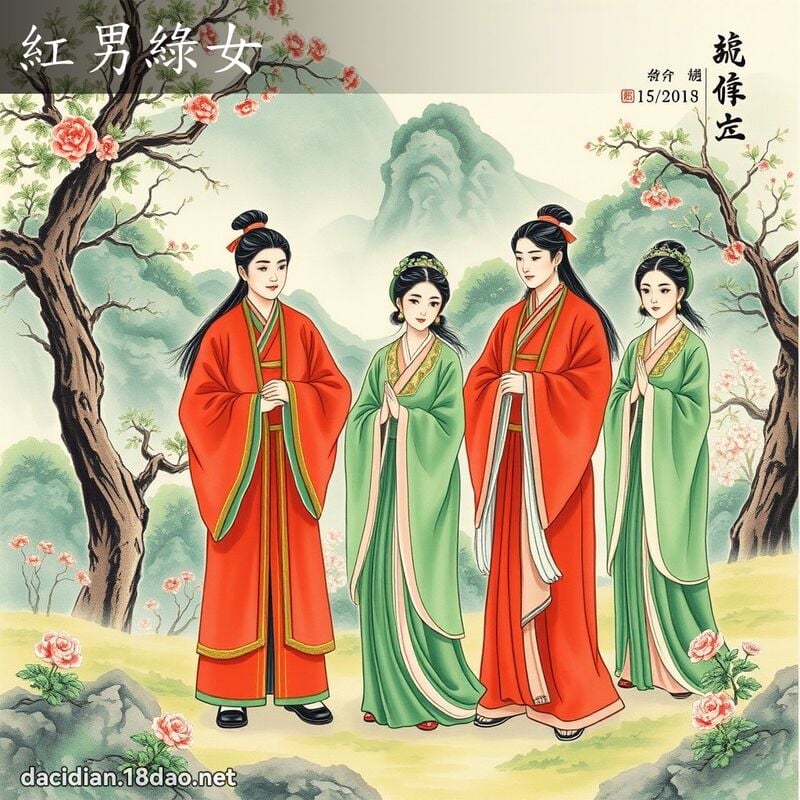 红男绿女 配图
