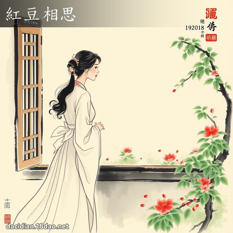 红豆相思 配图