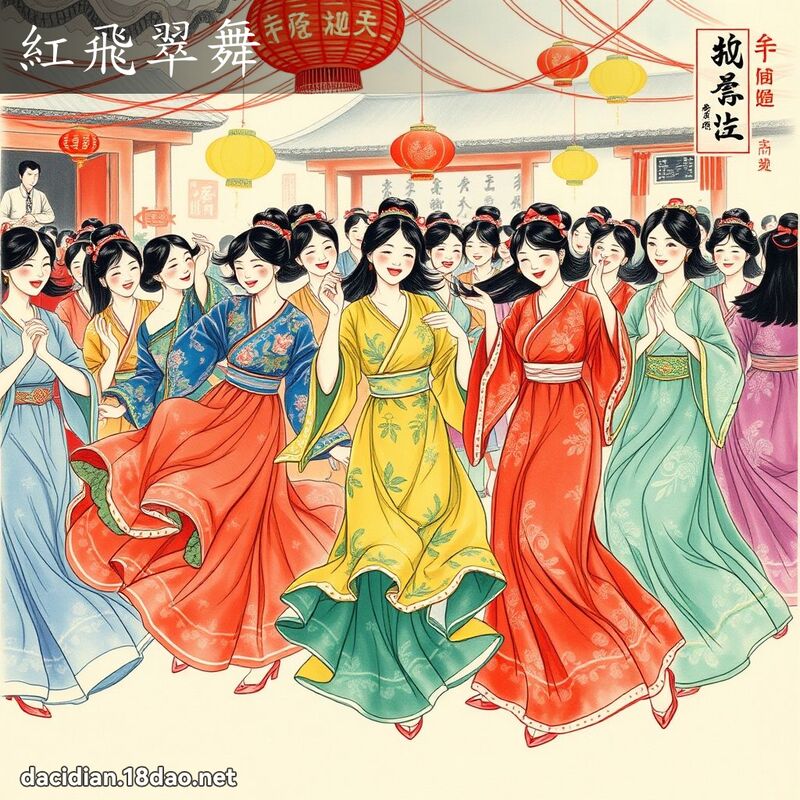 红飞翠舞 配图