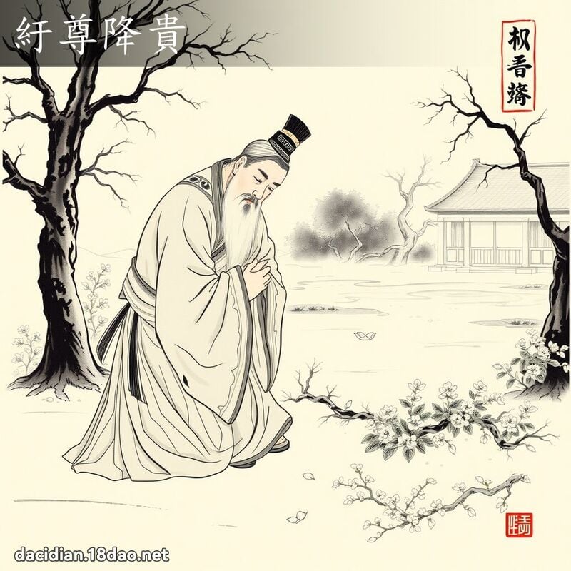 紆尊降贵 配图