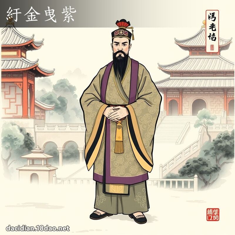 紆金曳紫 配图