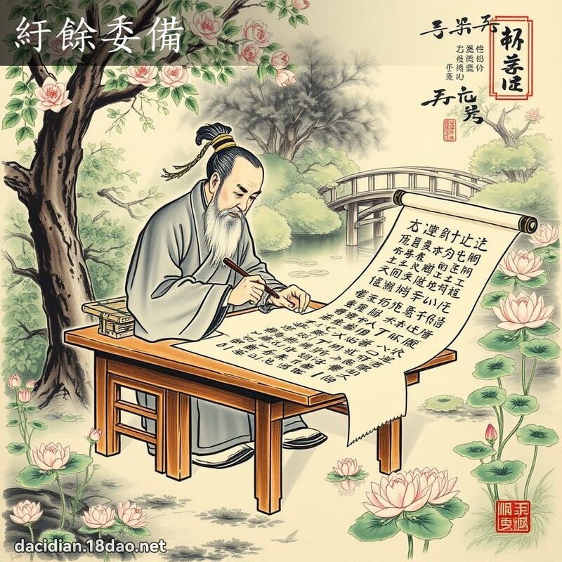 紆余委备 配图