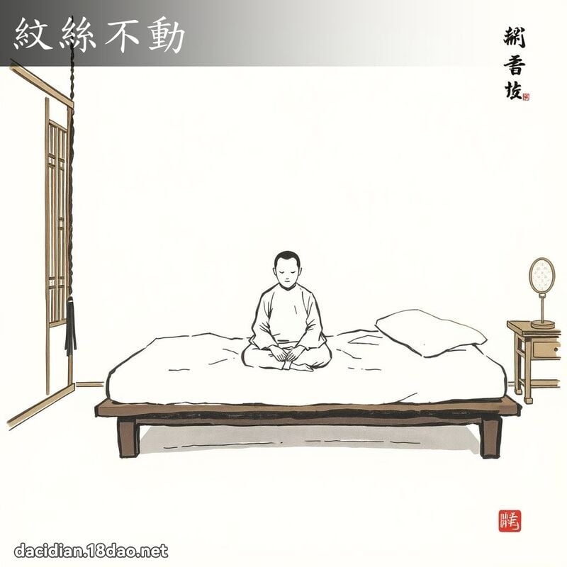 纹丝不动 配图