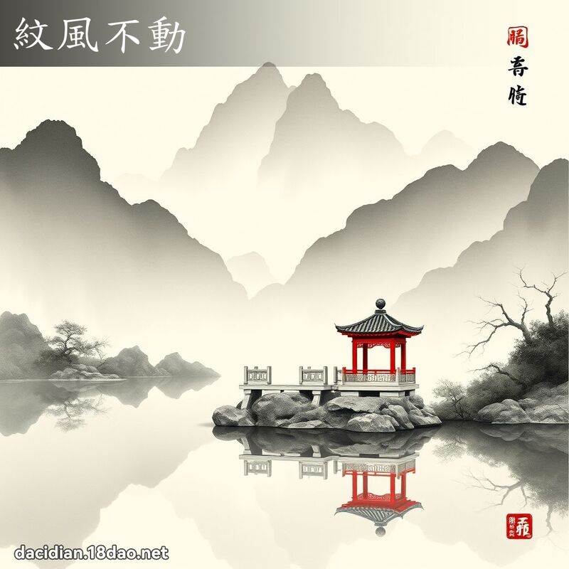 纹风不动 配图
