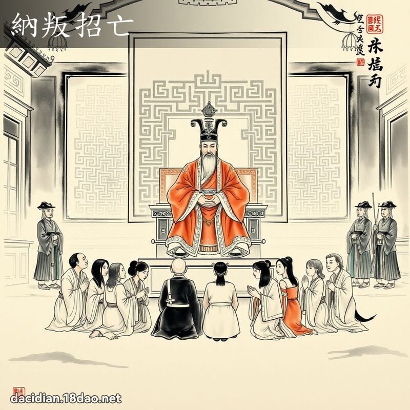纳叛招亡 配图
