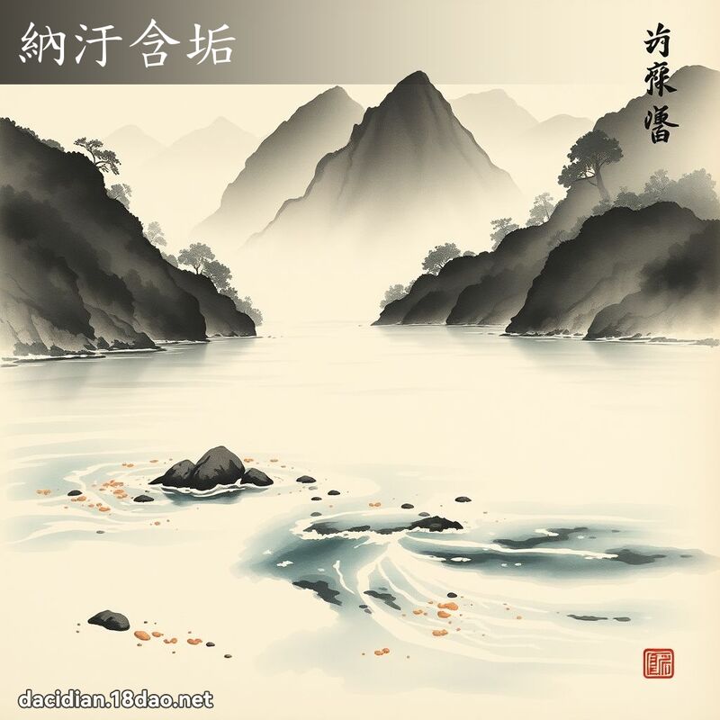纳汙含垢 配图