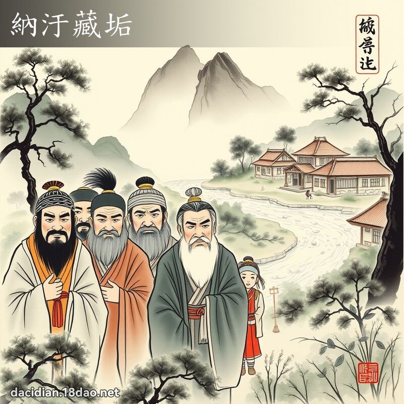 纳汙藏垢 配图