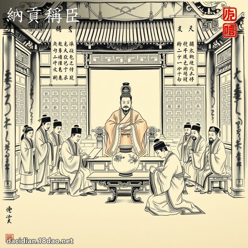 纳贡称臣 配图