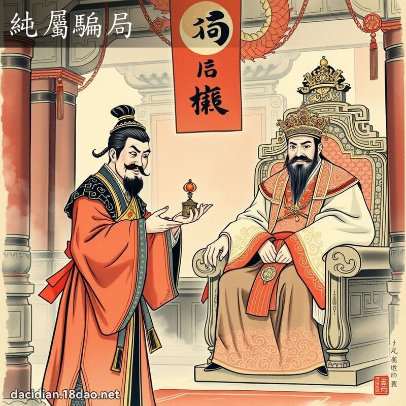 纯属骗局 配图