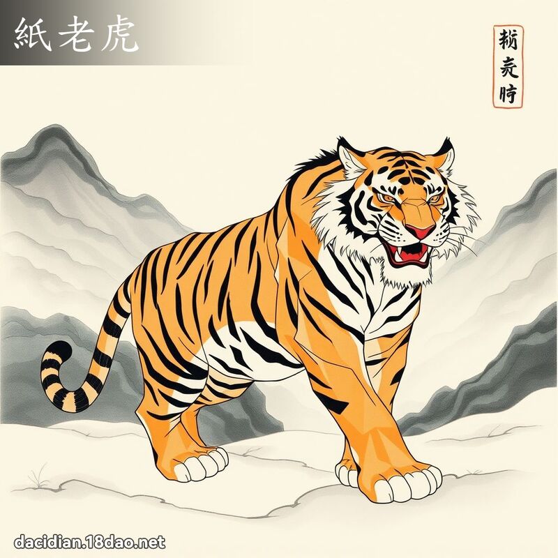 紙老虎 配图