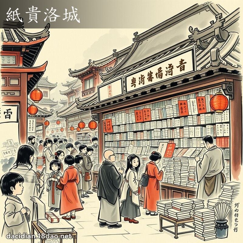 紙貴洛城 配图