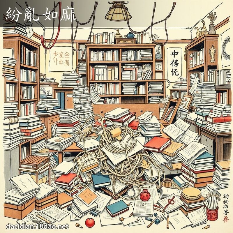 紛亂如麻 配图